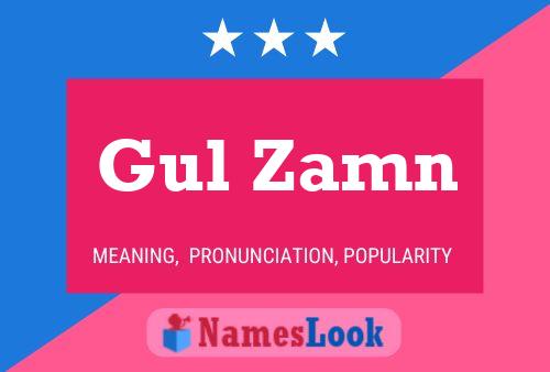 Gul Zamn Name Poster