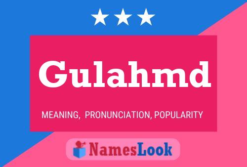 Gulahmd Name Poster