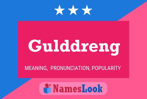 Gulddreng Name Poster