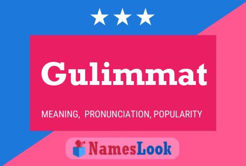 Gulimmat Name Poster