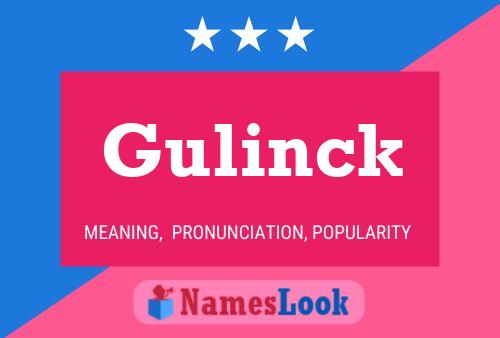 Gulinck Name Poster