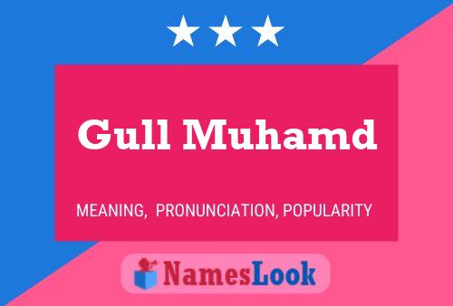 Gull Muhamd Name Poster