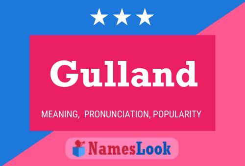 Gulland Name Poster