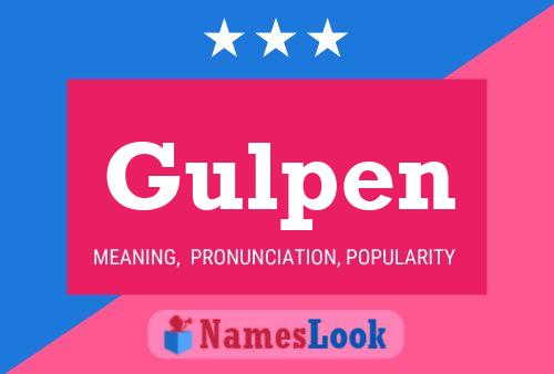 Gulpen Name Poster