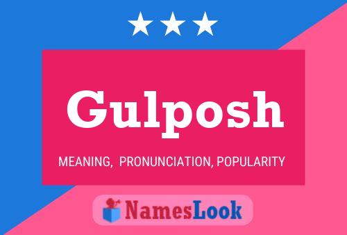 Gulposh Name Poster