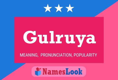 Gulruya Name Poster