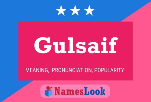 Gulsaif Name Poster