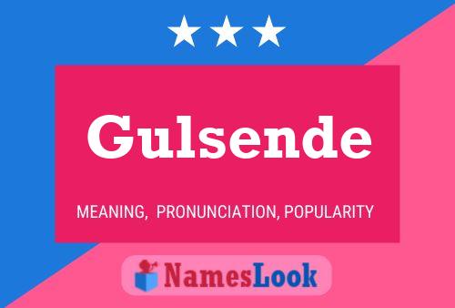 Gulsende Name Poster