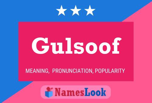 Gulsoof Name Poster