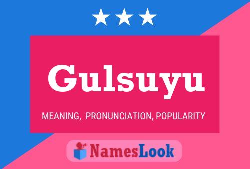 Gulsuyu Name Poster