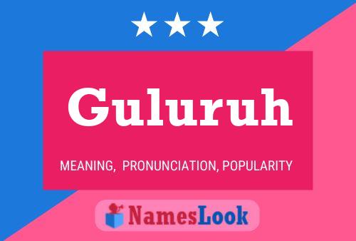 Guluruh Name Poster