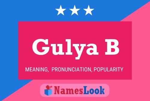 Gulya B Name Poster