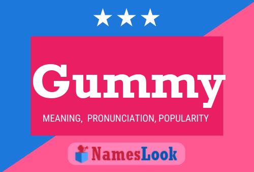 Gummy Name Poster