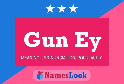 Gun Ey Name Poster