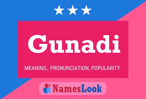 Gunadi Name Poster