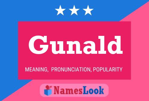 Gunald Name Poster