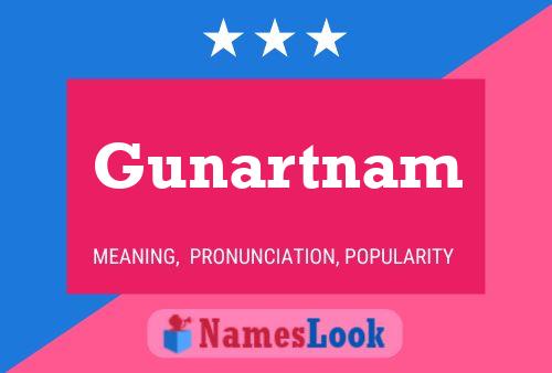 Gunartnam Name Poster