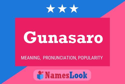 Gunasaro Name Poster