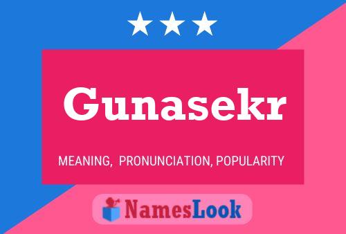 Gunasekr Name Poster