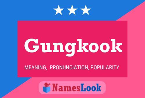 Gungkook Name Poster