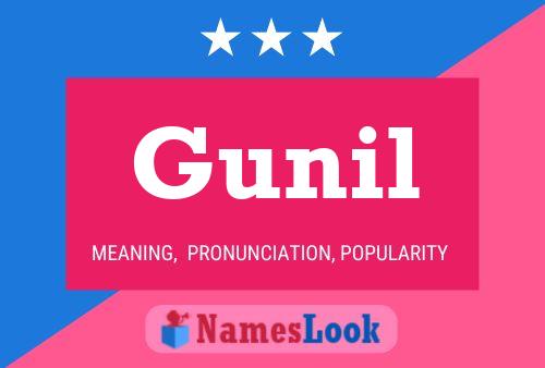 Gunil Name Poster