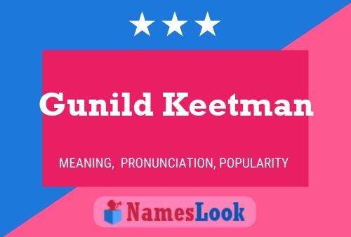 Gunild Keetman Name Poster