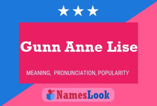 Gunn Anne Lise Name Poster