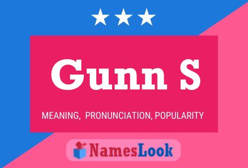 Gunn S Name Poster