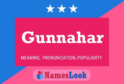 Gunnahar Name Poster