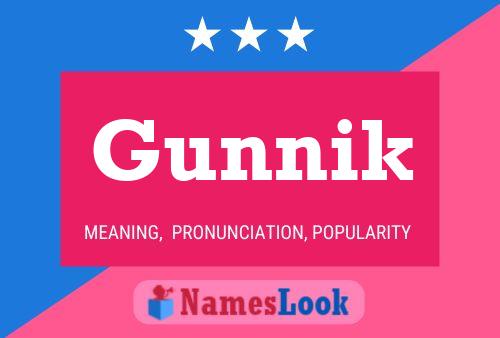 Gunnik Name Poster