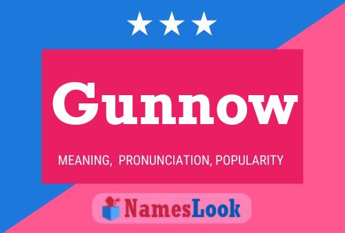 Gunnow Name Poster