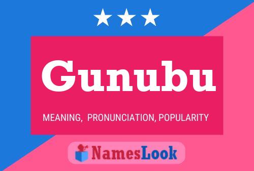 Gunubu Name Poster