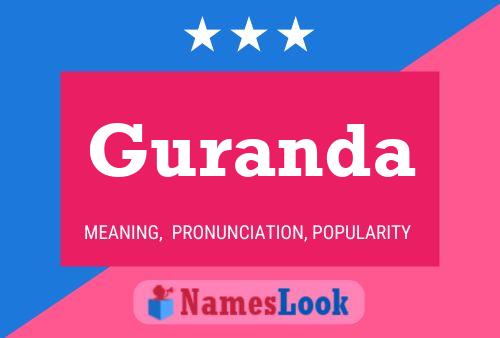 Guranda Name Poster