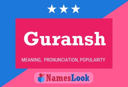 Guransh Name Poster