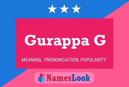 Gurappa G Name Poster