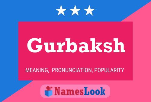 Gurbaksh Name Poster