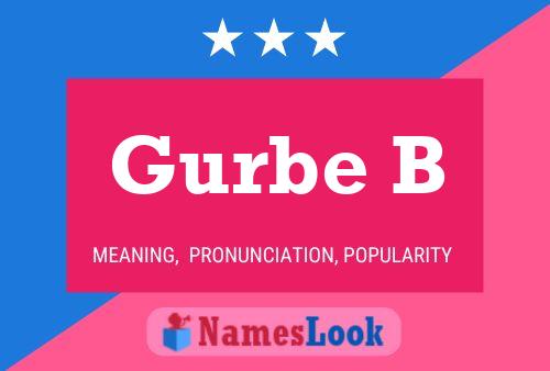 Gurbe B Name Poster