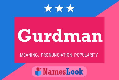 Gurdman Name Poster