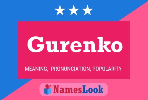 Gurenko Name Poster