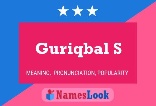 Guriqbal S Name Poster