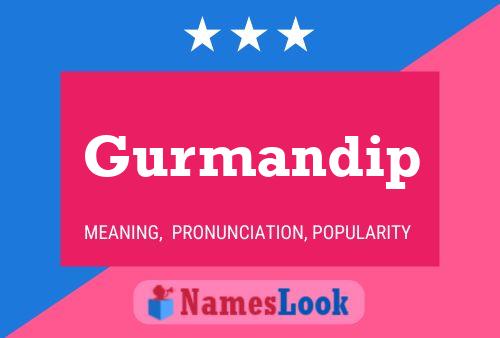 Gurmandip Name Poster