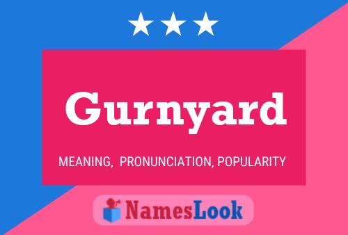 Gurnyard Name Poster