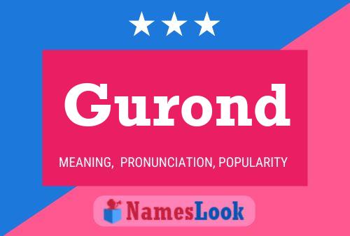 Gurond Name Poster