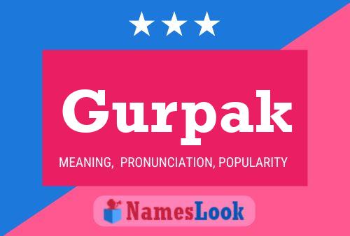 Gurpak Name Poster