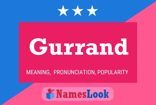 Gurrand Name Poster