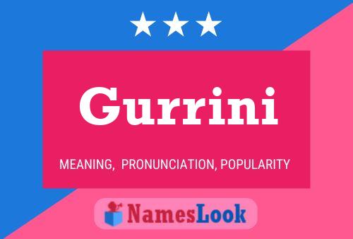 Gurrini Name Poster