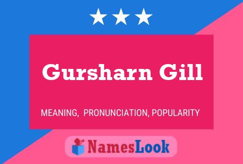 Gursharn Gill Name Poster