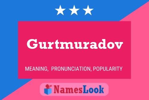 Gurtmuradov Name Poster