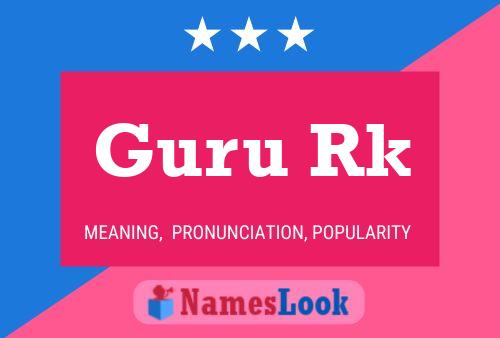 Guru Rk Name Poster