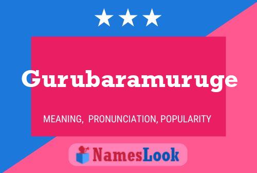 Gurubaramuruge Name Poster